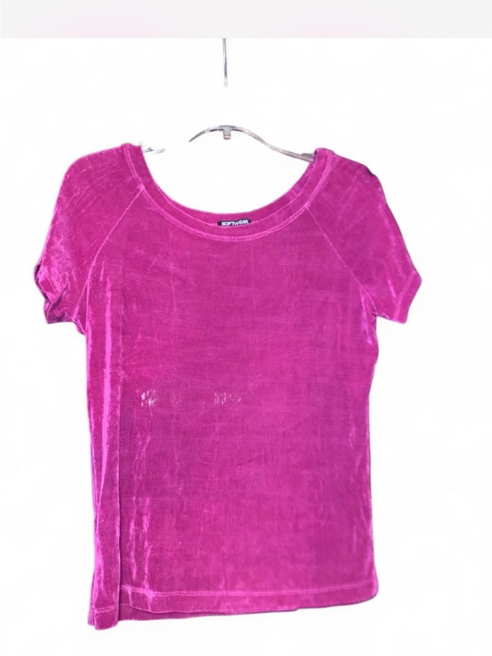Softwear Short Sleeve Tee in Fuchsia Pink